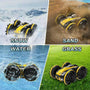 VOLANTEXRC All Terrain Amphibious Waterproof RC Monster Truck Stunt Car (Yellow) - EXHOBBY