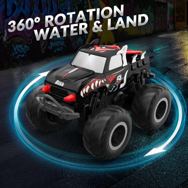 STEMTRON Amphibious Remote Control Car 1:20 All Terrain Off-Road Waterproof RC Monster Truck EXHOBBY Dealer.