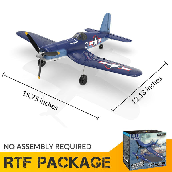 VOLANTEXRC Corsair F4U Scale RC Warbird Airplane Gyro Stabilizer One key Aerobatic EXHOBBY Dealer.