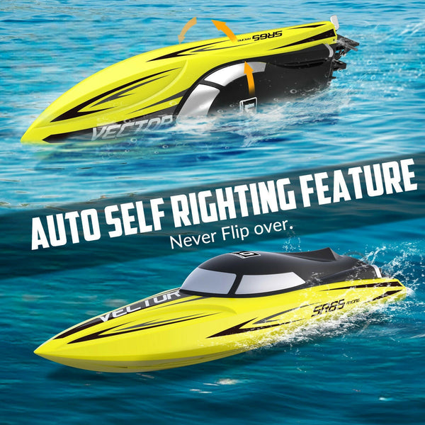 VOLANTEXRC Vector 35mph Fast Brushless High Speed Racing RC Boat Self Righting EXHOBBY Dealer.