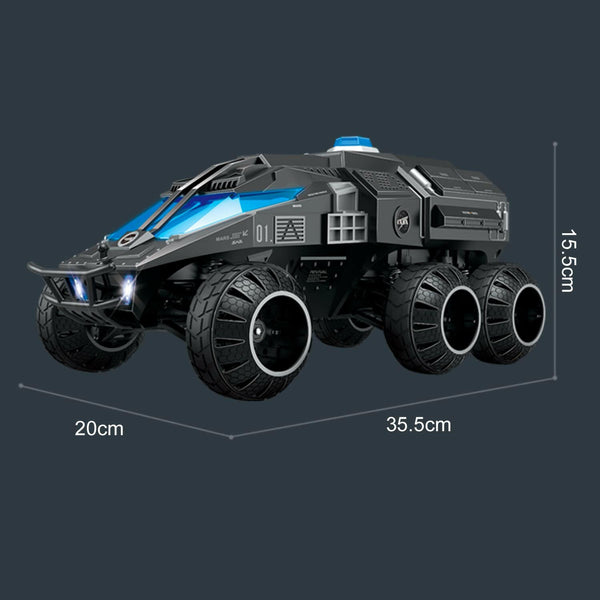 RACENT RC Crawler 1:12 Sale 6X6 2.4GHZ 15kmh Off Road All Terrain Monster Trucks with Colorful Led Lights (Grey) EXHOBBY Dealer.