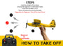 VOLANTEXRC Sport Cub 3ch Remote Control Airplane for Beginners Xpilot Stabilizer Easy Fly EXHOBBY Dealer.