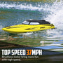 VOLANTEXRC Vector 35mph Fast Brushless High Speed Racing RC Boat Self Righting EXHOBBY Dealer.