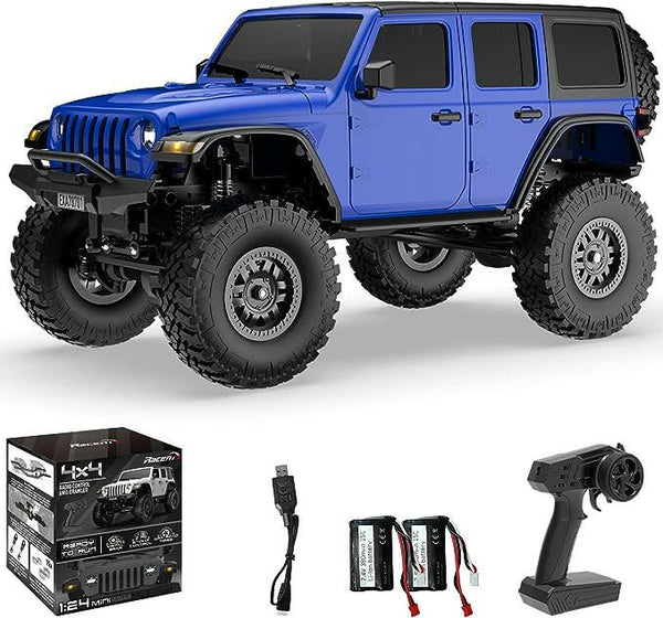 RACENT 1/24 RC Crawlers 4WD Off Road All Terrain LED - EXHOBBY