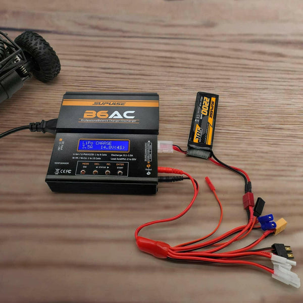 SUPULSE iMAX B6AC 1-6S AC/DC Lipo RC Battery Balance Charger Discharger - EXHOBBY