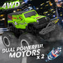 STEMTRON Amphibious Remote Control Car 1:20 All Terrain Off-Road Waterproof RC Monster Truck(Green) EXHOBBY Dealer.