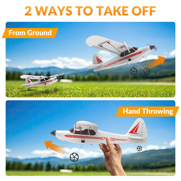 VOLANTEXRC Sport Cub RC Plane for Beginners Gyro 2CH Remote Control Airplane EXHOBBY Dealer.