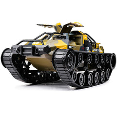 RC Tank 1:12 Scale High Speed Remote Control All Terrain Tank (Yellow) EXHOBBY Dealer.